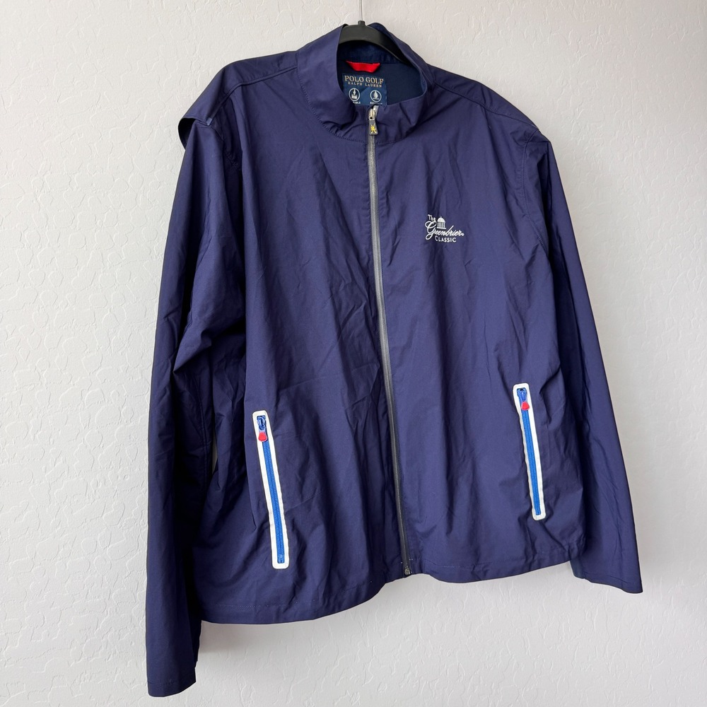 PoloGolf Ralph Lauren XXL Windbreaker Packable WaterResistant Greenbrier Classic - Picture 4 of 11